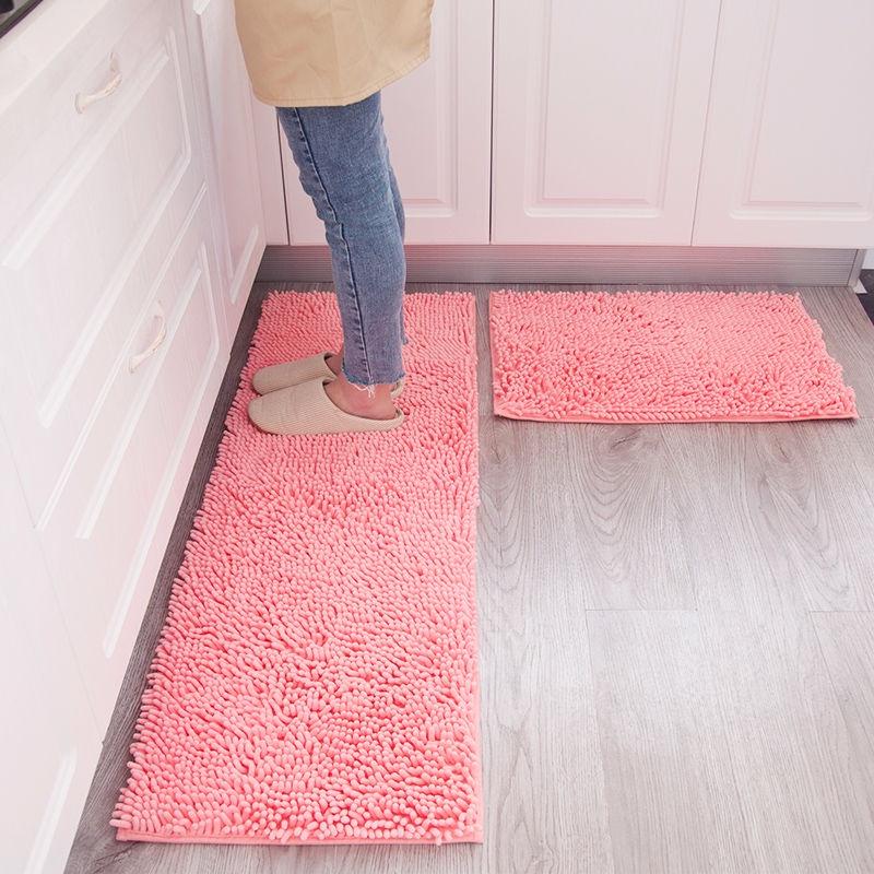 Chenille thảm cửa thảm cửa phòng tắm thảm chống trượt thấm nước thảm phòng ngủ phòng bếp thảm cửa nhà bếp.