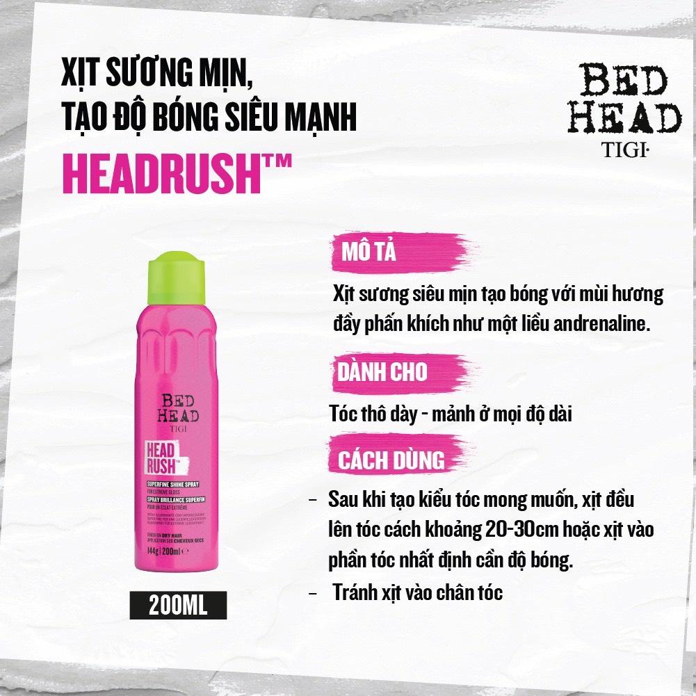 Xịt tạo bóng Tigi Bed Head 200ML