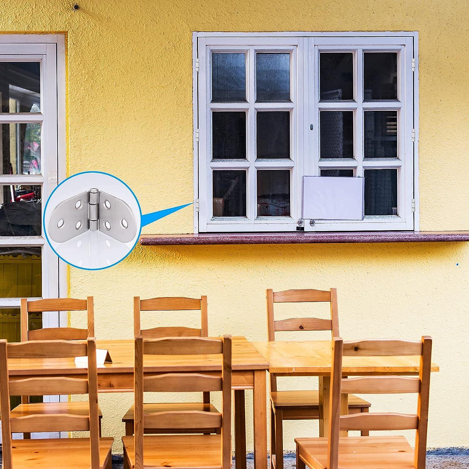 10 Chiếc Bản Lề Hai Lá Bằng Thép Không Gỉ, Bản Lề Cửa Chống Gỉ, Bản Lề Đàn Piano Nhẹ Hơn, Thích Hợp Cho Tủ, Cửa Sổ, Cửa Ra Vào