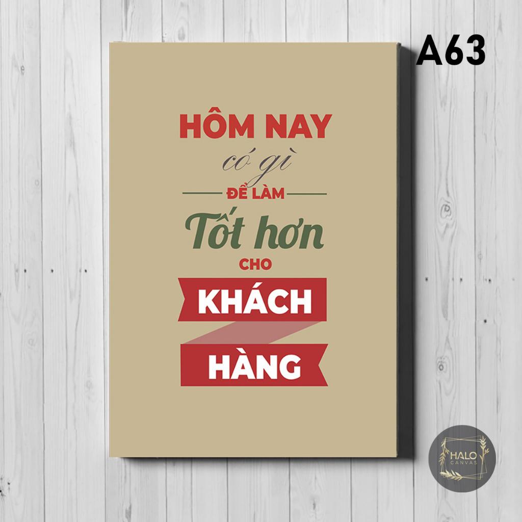 Tranh động lực slogan văn phòng treo tường trang trí dễ dàng bằng đinh 3 chân hot nhất - Halo Decor