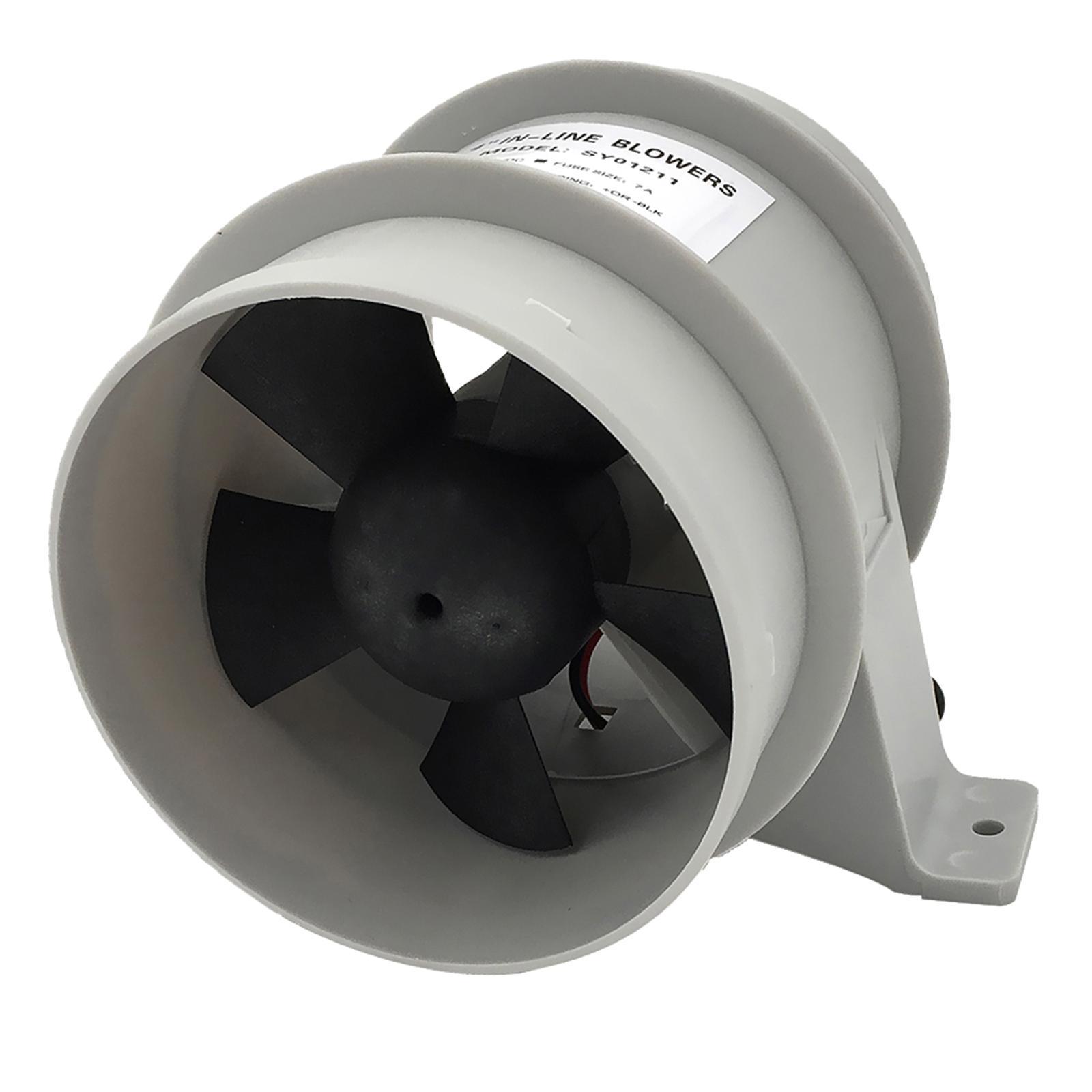 Marine 4"  Bilge  Blower 12   Water Resistant White Suit Boat