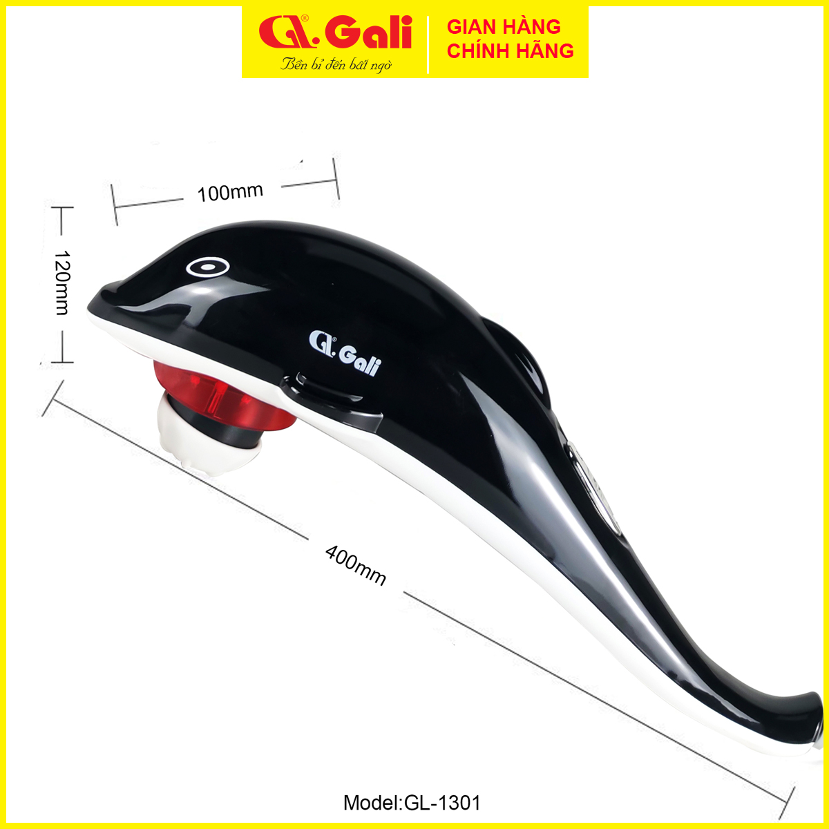 Máy massage thư giãn toàn thân Gali 20w, thiết kế cầm tay, tiện lợi, nhỏ gọn, sản phẩm chính hãng bảo hành 12 tháng