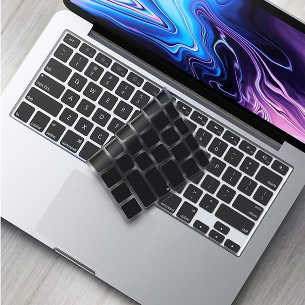 Miếng Lót, Phủ phím Silicon nhiều màu dành cho Macbook Bản Quốc Tế - Bảo vệ Chống nước, Bụi bẩn