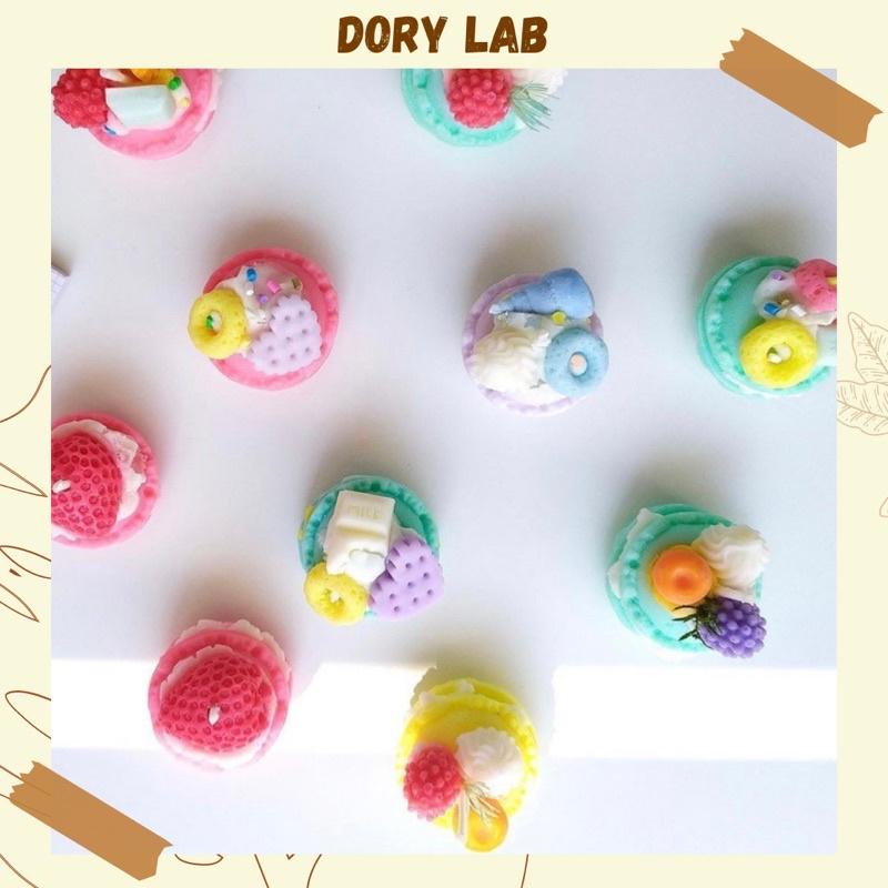 Nến Thơm Bánh Kẹp Topping Màu Sắc Handmade - Dory Lab
