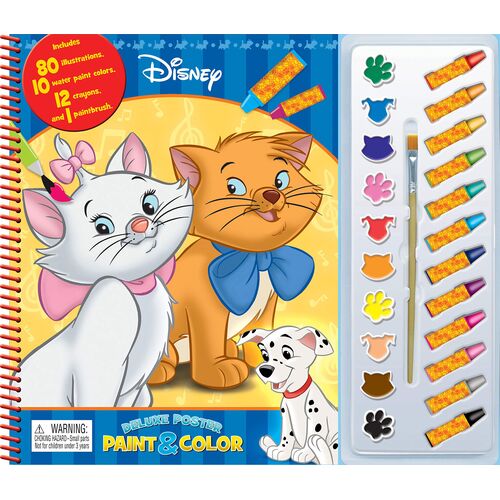 ['disney'] Animals Classics Deluxe Poster Paint &amp; Color