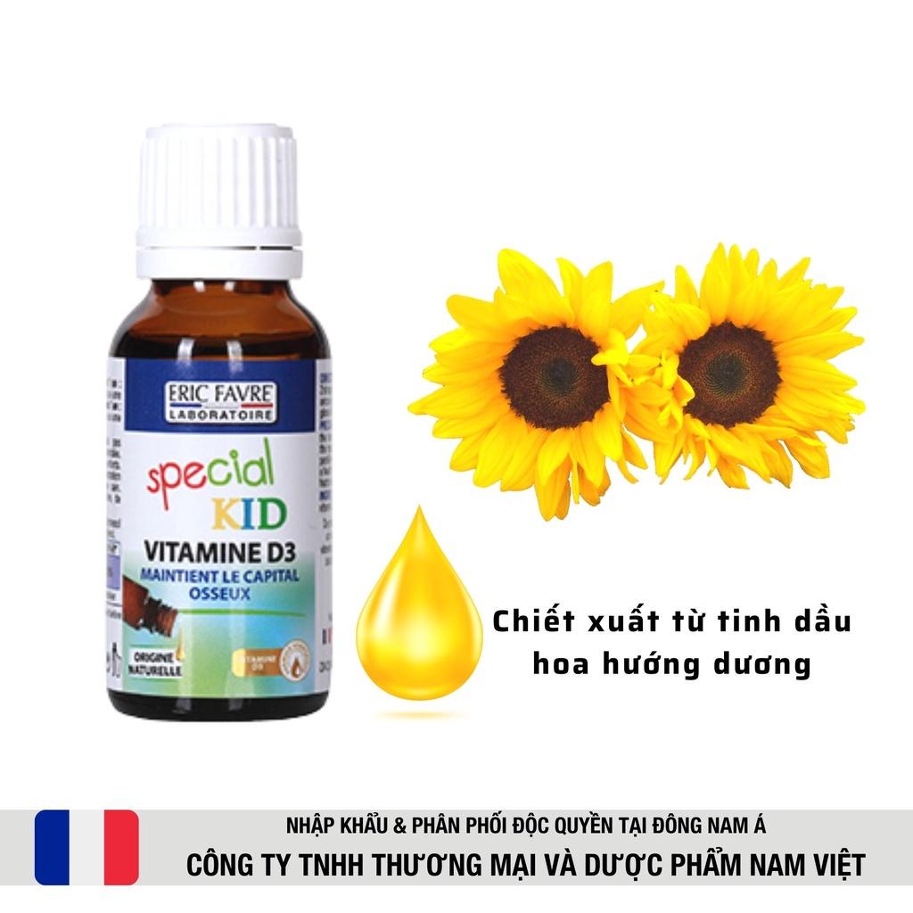 Special Kid Vitamin D3. Tinh dầu hỗ trợ hấp thu canxi giảm còi xương chậm mọc răng cho bé