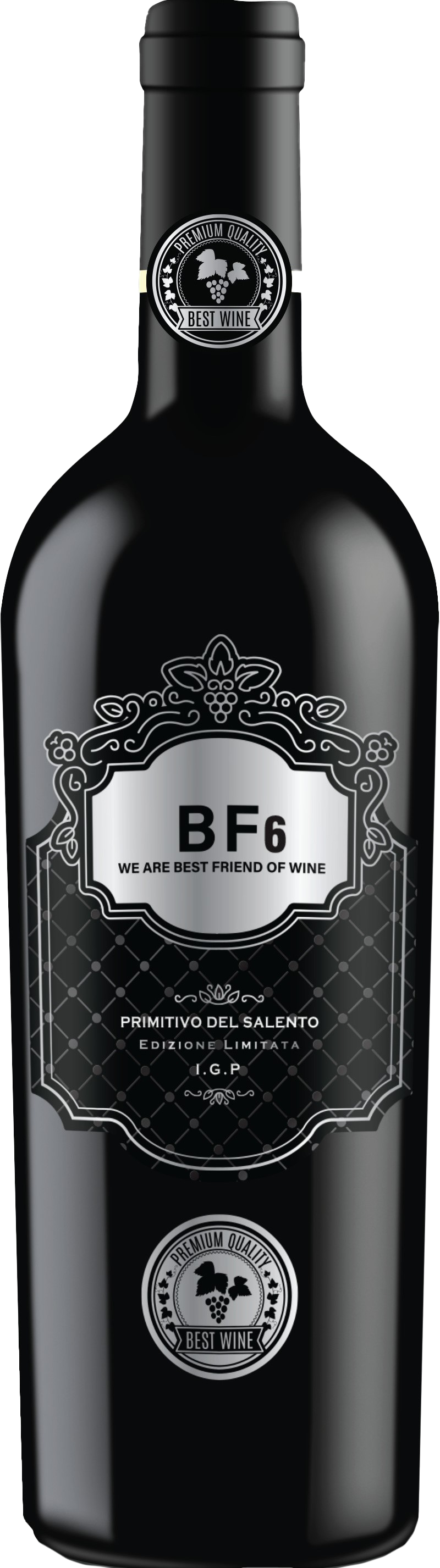 Rượu Vang BF6 Primitivo del Salento 750ml, 14,5%