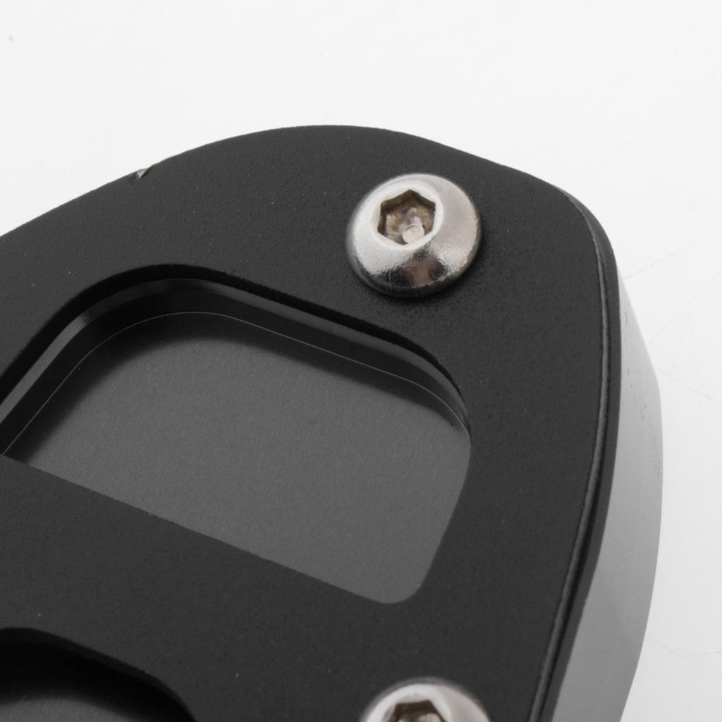 Motorcycle Kickstand Plate Side Stand  Pad for  Black