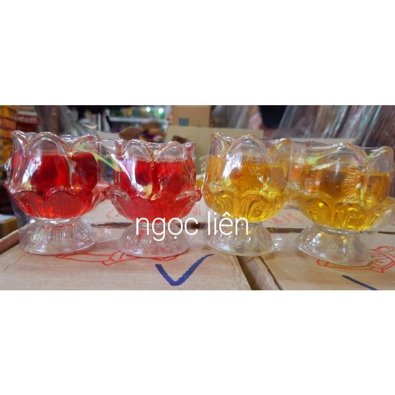 Đèn cầy ly sen 02