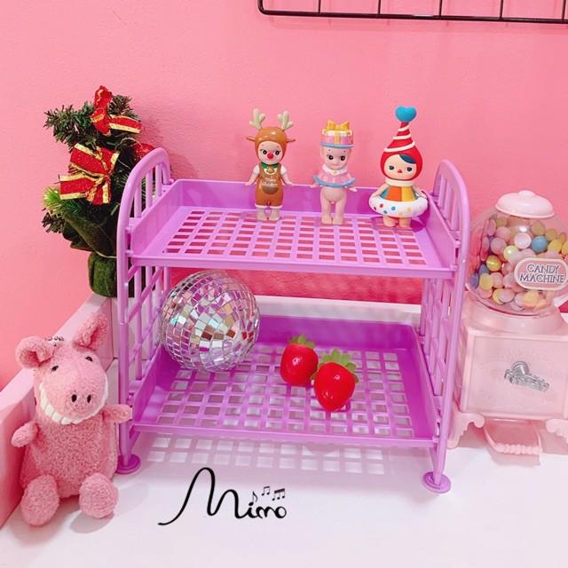 Kệ nhựa Mini Để Đồ Tiện Dụng 2 tầng