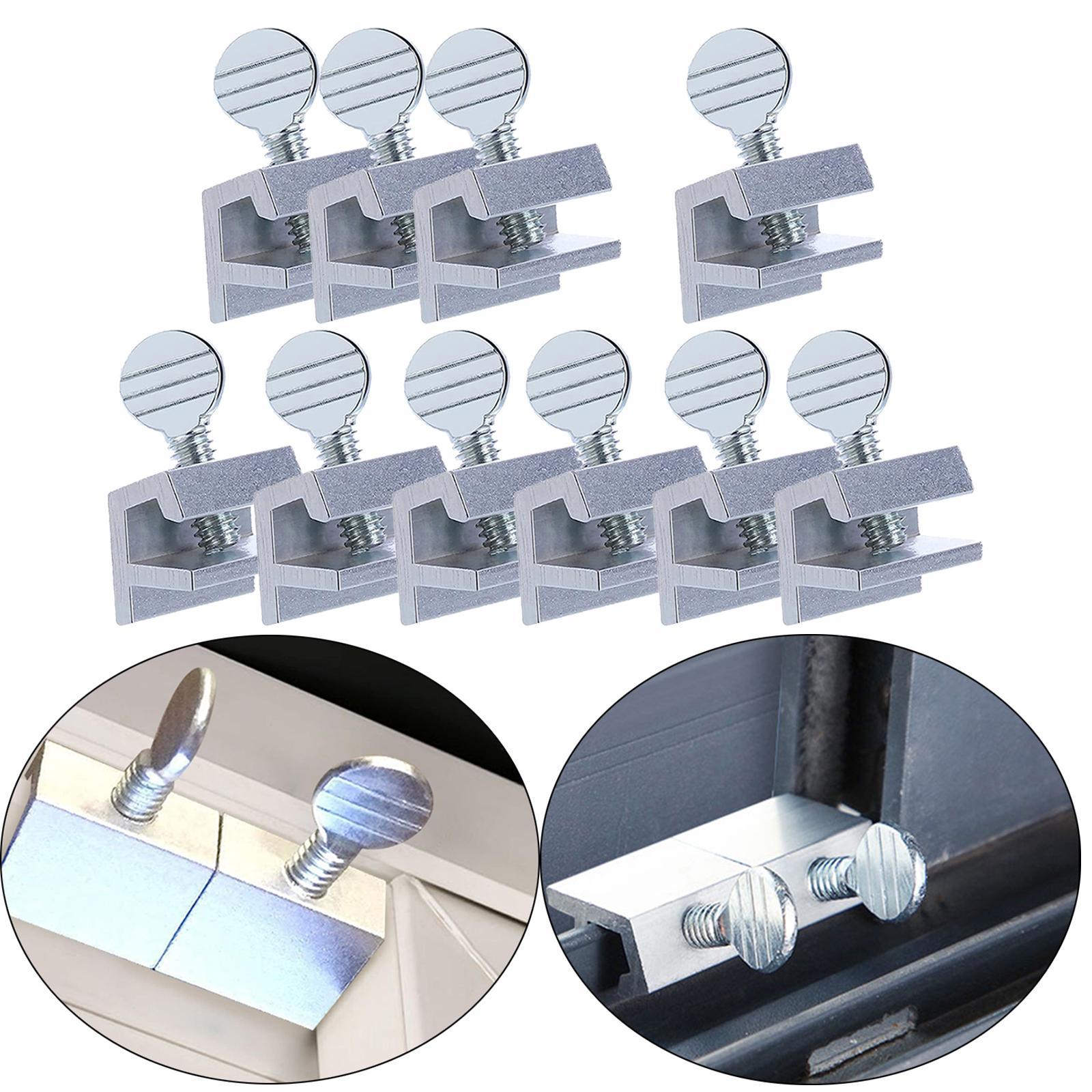 10x Sliding Door Window Locks Universal Portable for Window Bathroom Bedroom