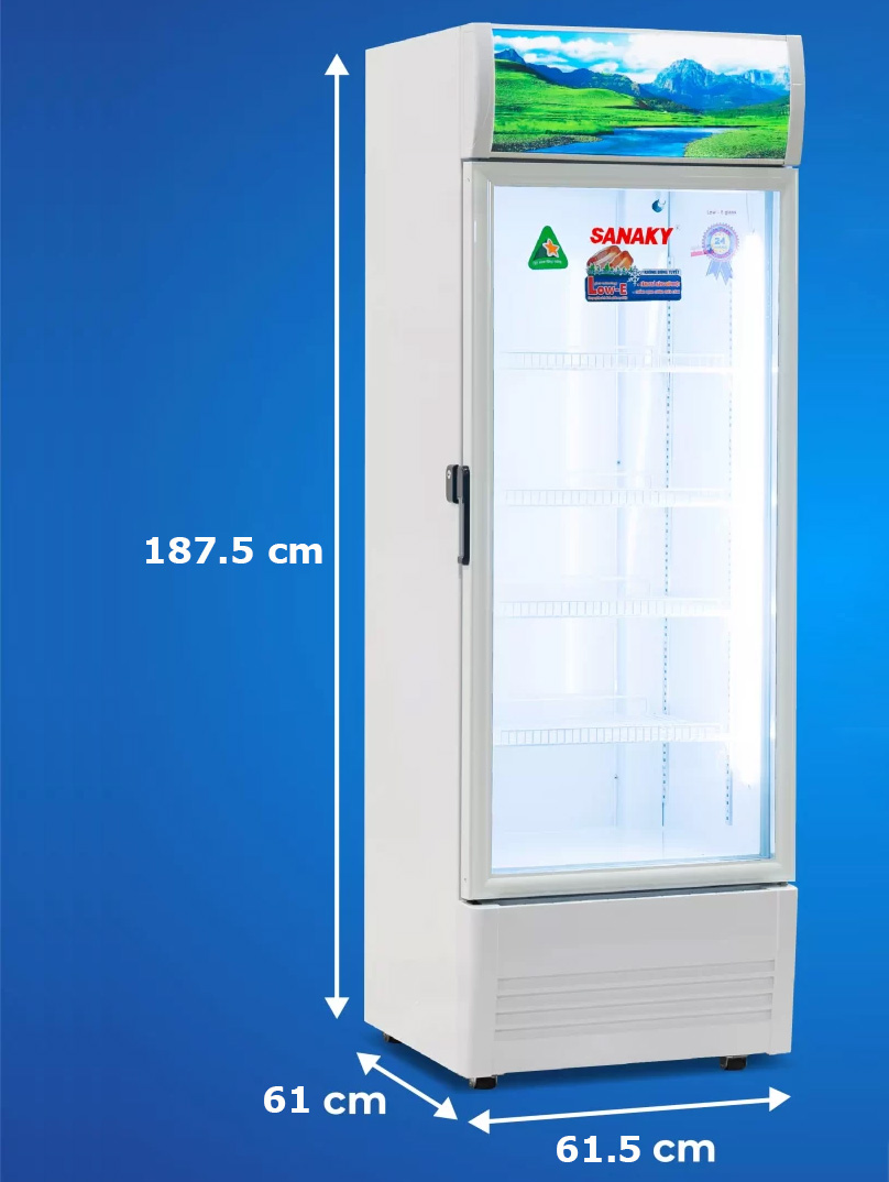 Tủ mát Sanaky VH-3589K 300L - Hàng chính hãng (chỉ giao HCM)