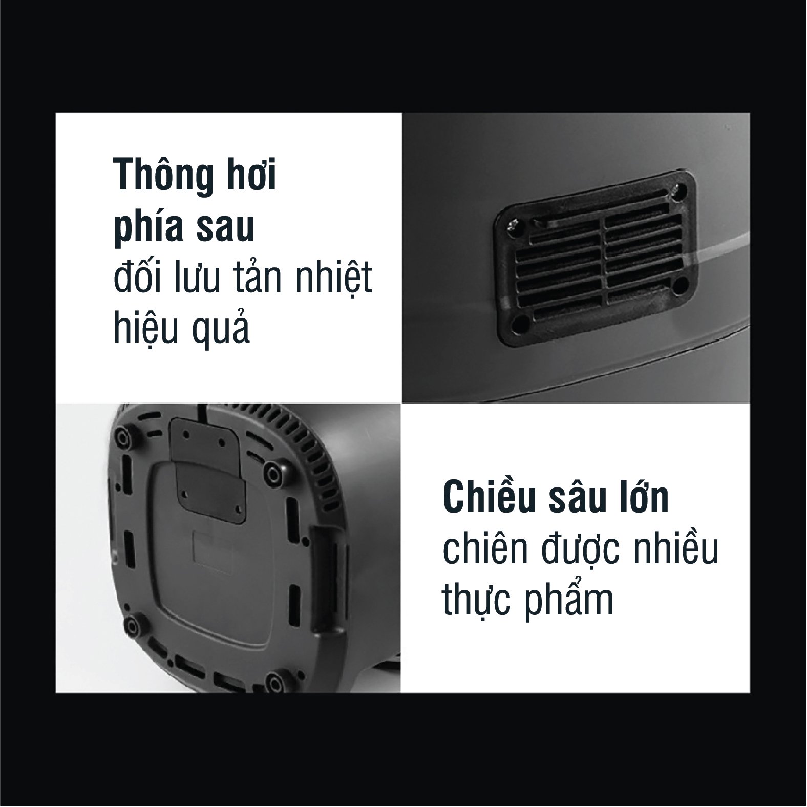 Nồi chiên không dầu Ai-STONE Ai-5800 6L công suất 1350W