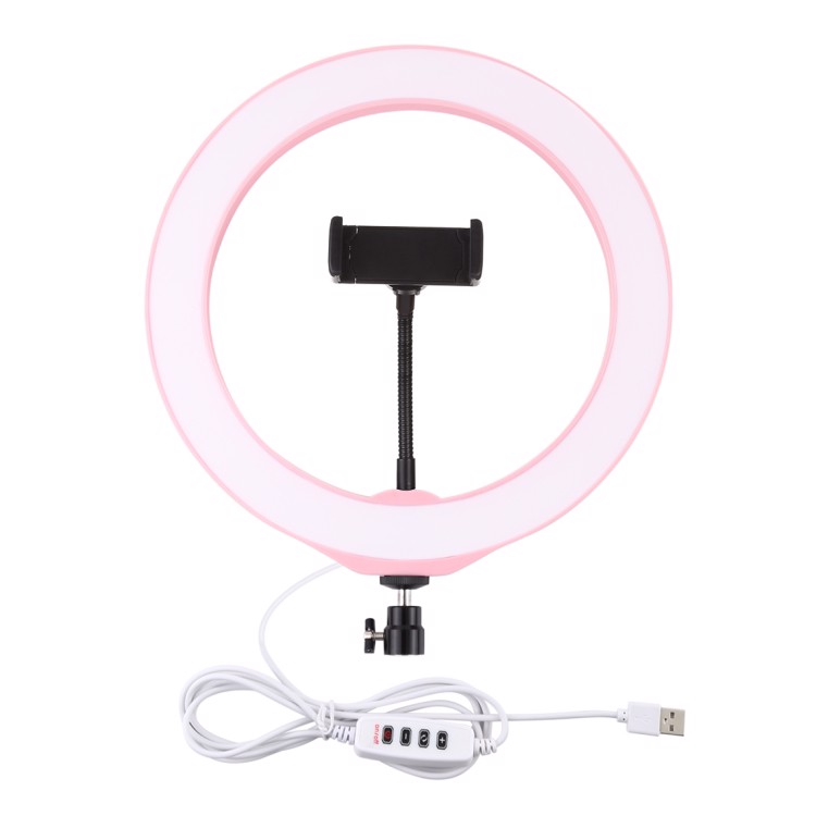 Vòng đèn LED trợ sáng 26cm hỗ trợ livestream, selfie, quay Tiktok Puluz PU397 - Hàng chính hãng