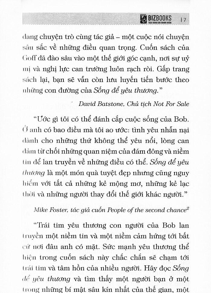 Sống Để Yêu Thương
