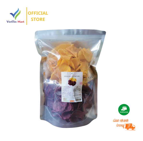 Khoai Lang Vàng Tím Sấy Mật Ong VIETTINMART 1.5Kg