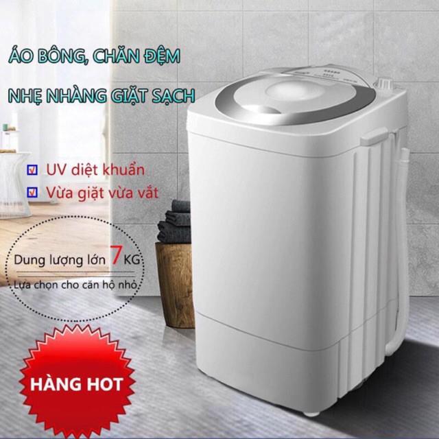 gd156 Máy giặt mini bán tự động nhà ít người và đồ em bé giặt tối đa 6,5kg