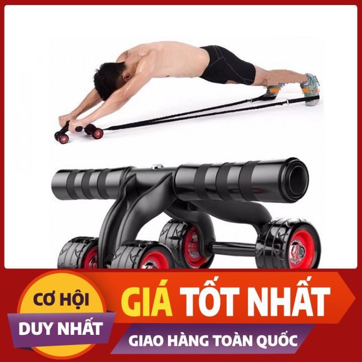 Con Lăn Tập Bụng 4 Bánh Cao Cấp