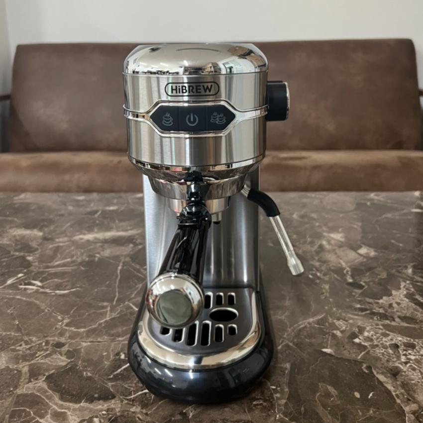 Máy pha cà phê espresso bán tự động thương hiệu HiBREW cao cấp H11 , áp suất 19bar , công suất 1450W - Hàng Chính Hãng