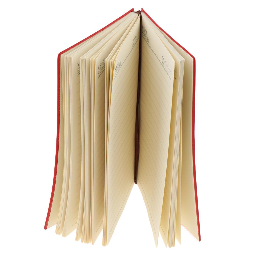 Home Office Use Business Notebook Writing Diary Journals Notebook Red