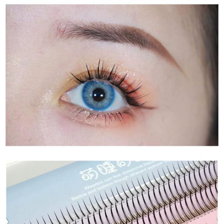 Lông mi giả chữ A mix đuôi cá +katun+ trụ gắn mi dưới .Mi tự gắn tại nhà đẹp tự nhiên cuốn hút