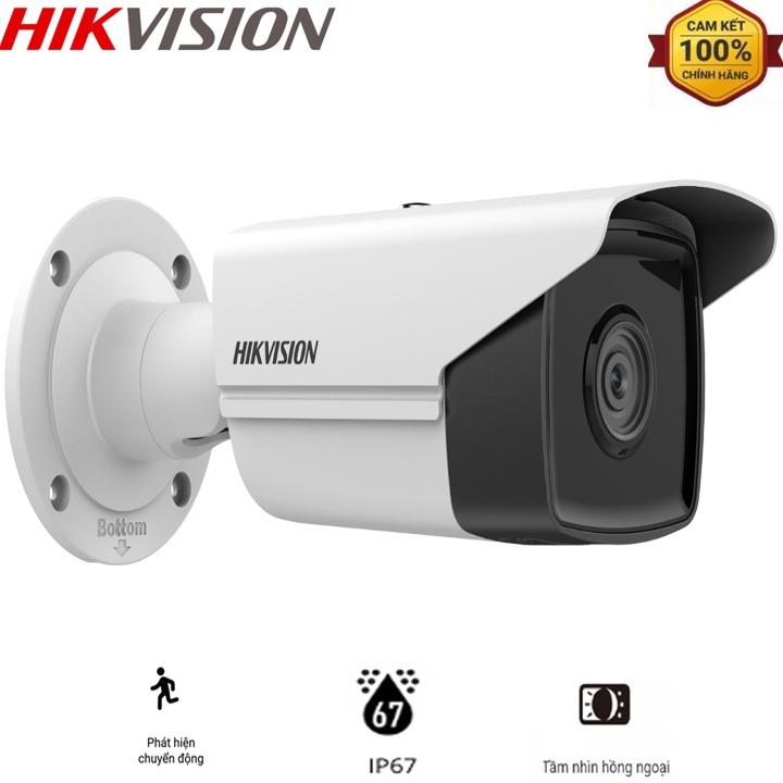 Camera IP thân trụ Hikvision DS-2CD2T23G2-2I, DS-2CD2T43G2-2I,DS-2CD2T63G2-4I 2MP~8MP chuẩn nén H.265+, chống nước - Hàng Chính Hãng