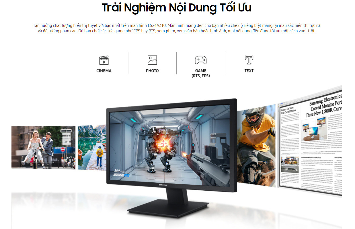 Màn hình Samsung LS24A310 dòng 24inch - Hàng chính hãng