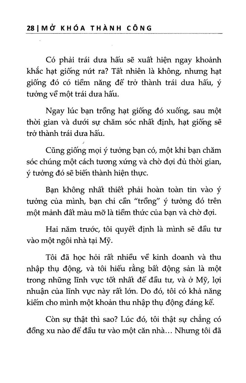 Mở Khóa Thành Công - Bí Quyết Để Luôn Tràn Đầy Động Lực Và Tự Tin Nhằm Đạt Được Thành Công Bạn Mơ Ước