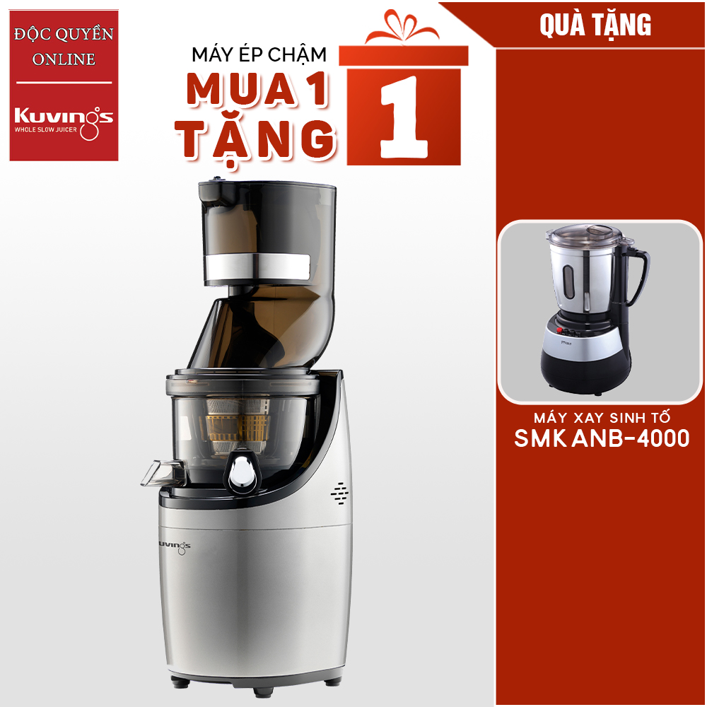 Máy ép chậm dành cho kinh doanh Kuvings CS520CB (500ml) - TẶNG MÁY XAY SINH TỐ CÔNG NGHIỆP POONGNYUN SMKANB-4000 - Hàng chính hãng