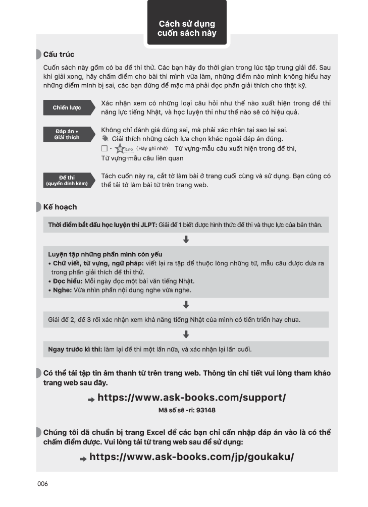 Kỳ Thi Năng Lực Nhật Ngữ N3 - Bộ Đề Luyện Thi (3 Bộ Đề)