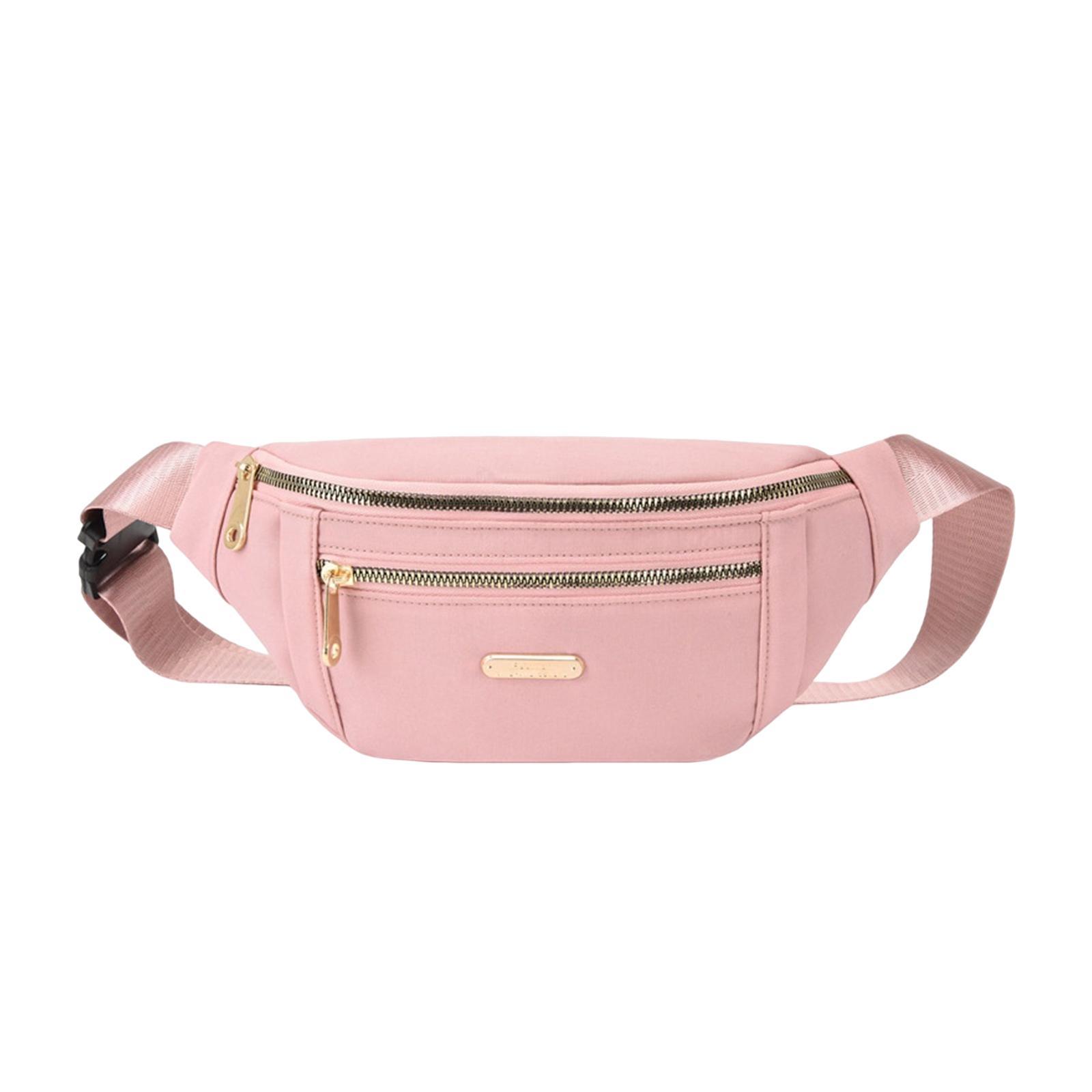 Fanny Pack Waist Pack with 2 Zipper Pockets Waist Bag for Running Workout Travel