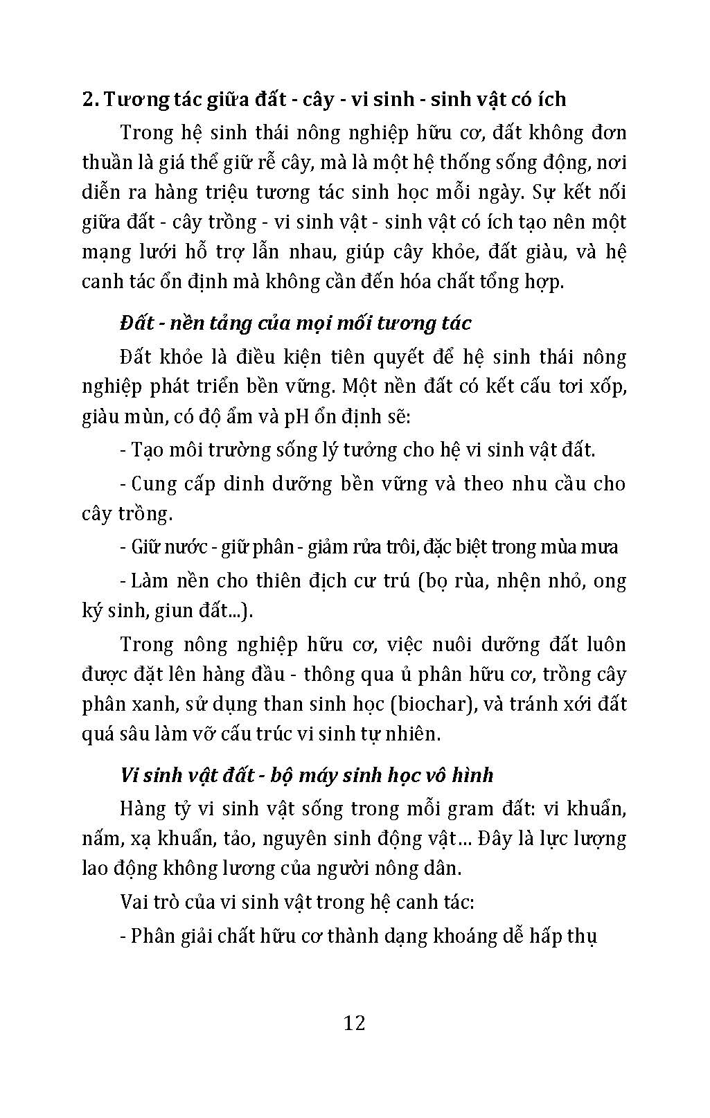 Nông Nghiệp Hữu Cơ - Phòng Trừ Sinh Học Cân Bằng Sinh Thái