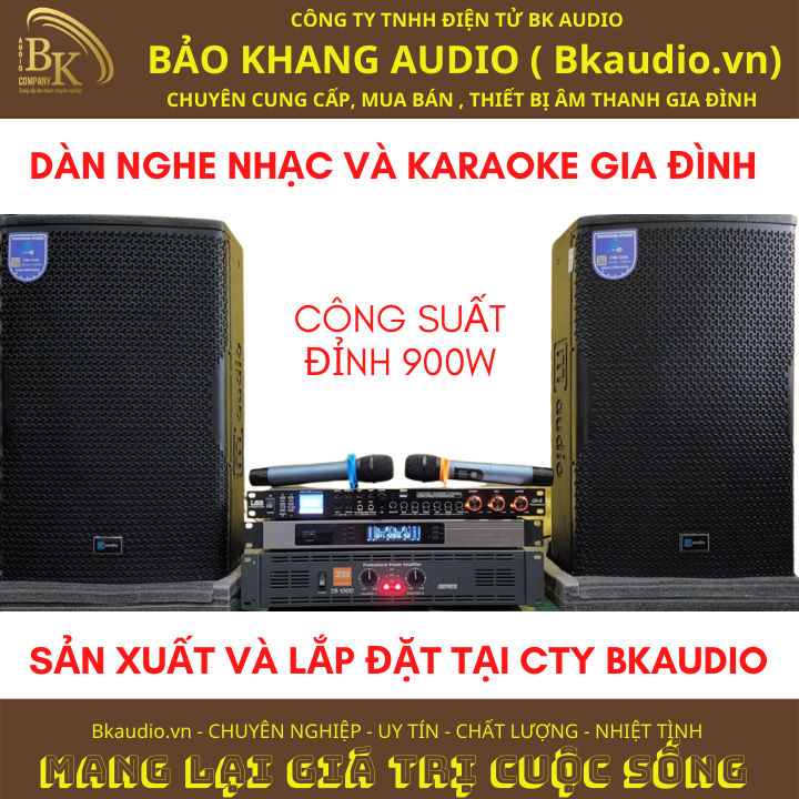 Dàn nghe nhạc và karaoke gia đình. Sản phẩm combo. Msp : SPCB-10