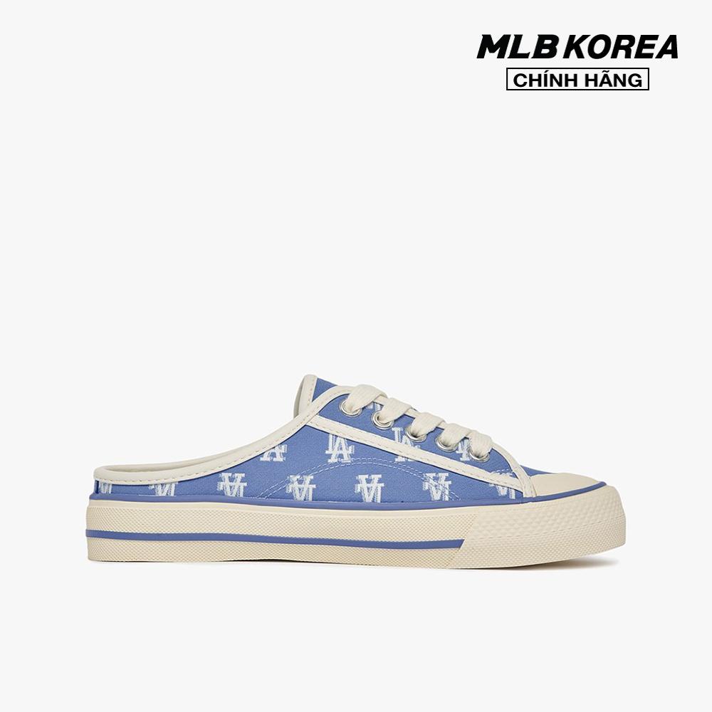 MLB - Giày mules unisex đế bệt thời trang Monogram 3AMUPBM3N