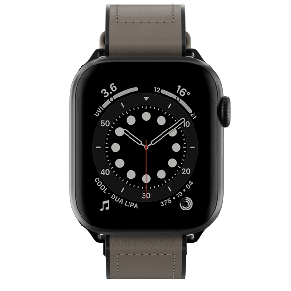 Dây da Chống Nước SwitchEasy Hybrid Silicone-Leather Dành Cho Apple Watch Series (1~7/ SE) Size 38/40/41mm và 42/44/45mm_ Hàng Chính Hãng