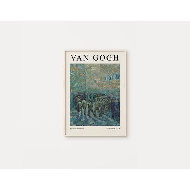 Tranh Treo Tường chủ đề Van Gogh, tranh canvas cao cấp, tặng kèm đinh treo tranh - TIỆM TRANH 91