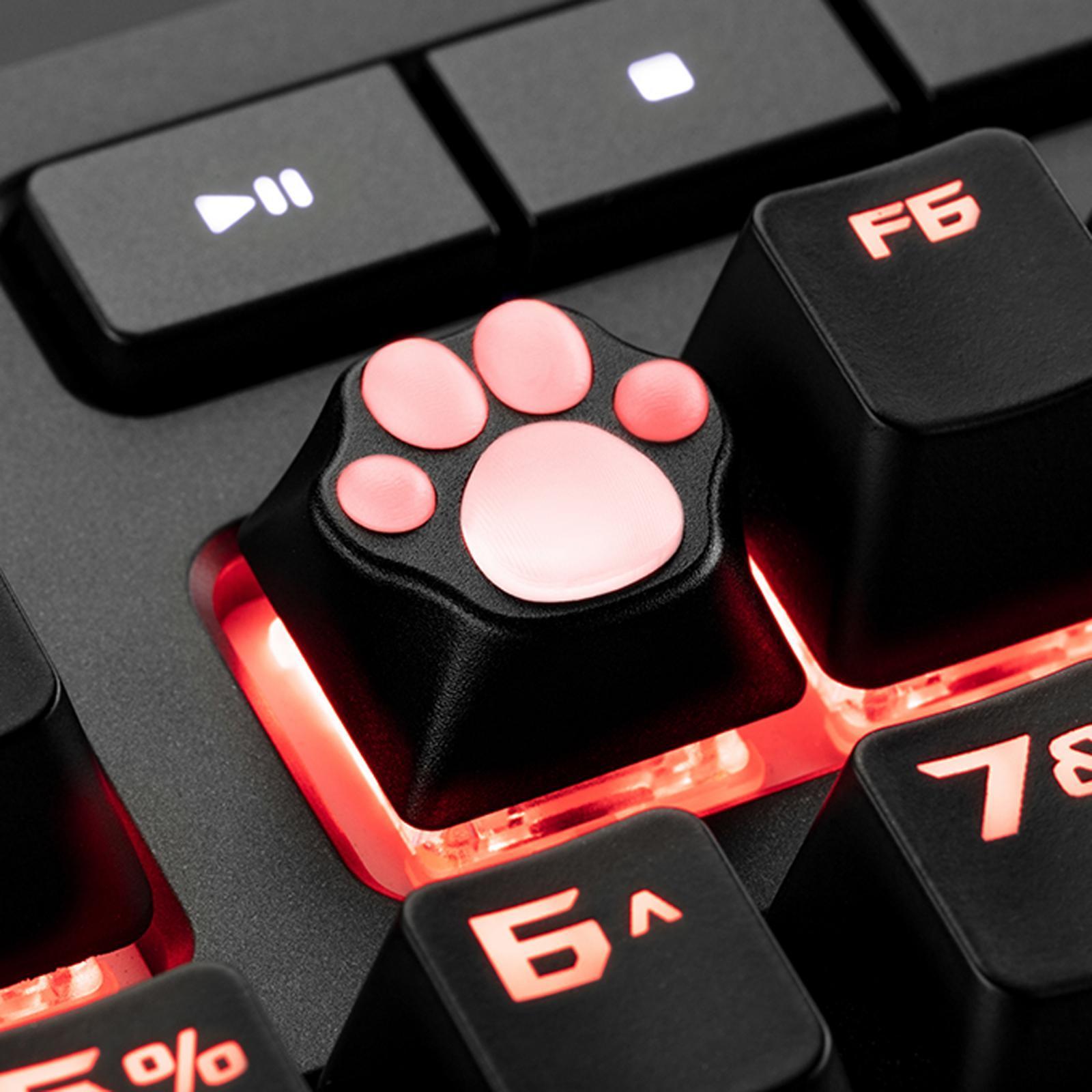 Customized ABS Handmade  Key   Silicone For ESC Key White