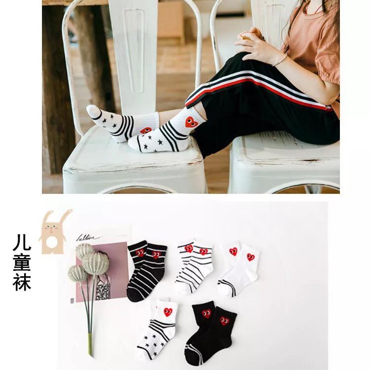 Set tất trẻ em hình trái tim