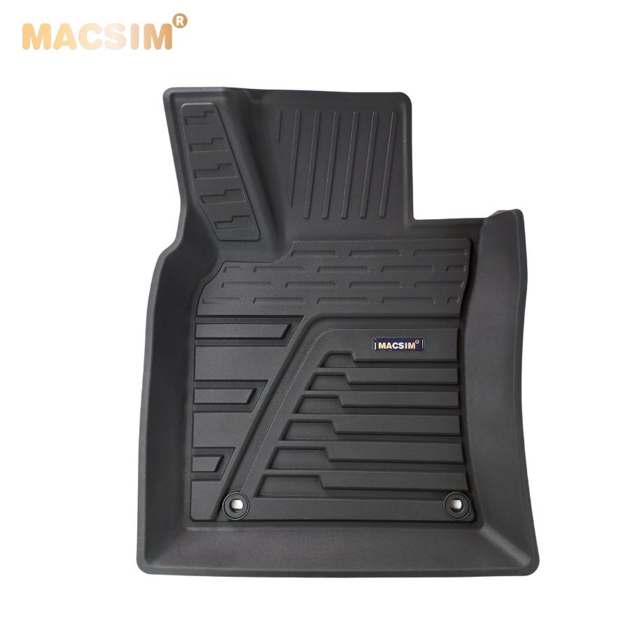 Thảm lót sàn xe ô tô MAZDA CX5 2012- đến nay Nhãn hiệu Macsim chất liệu nhựa TPE đúc khuôn cao cấp - màu đen