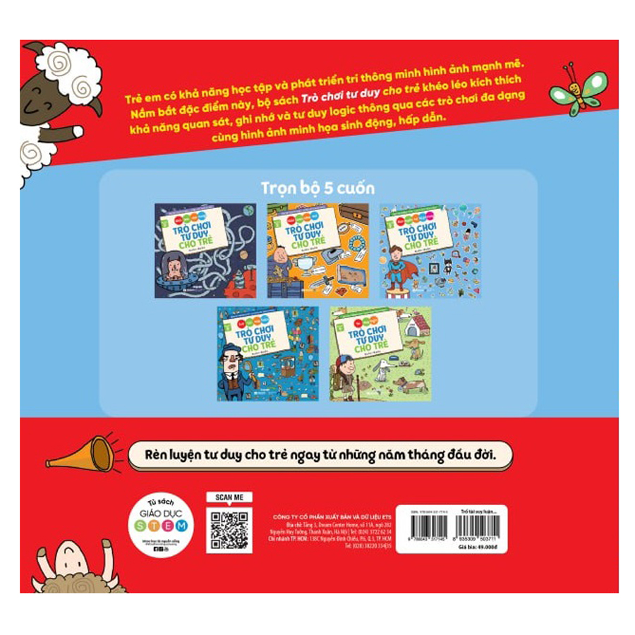 Sách - Trò Chơi Tư Duy Cho Trẻ - Trổ Tài Suy Luận 49K