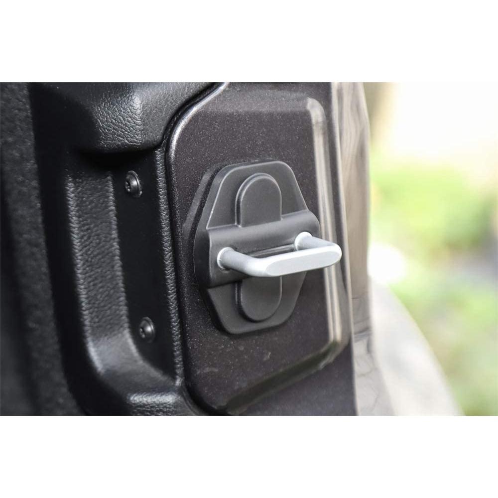 6 PCS Door Lock Cover for Jeep Wrangler JL JLU 2018-2021 Protection Trim