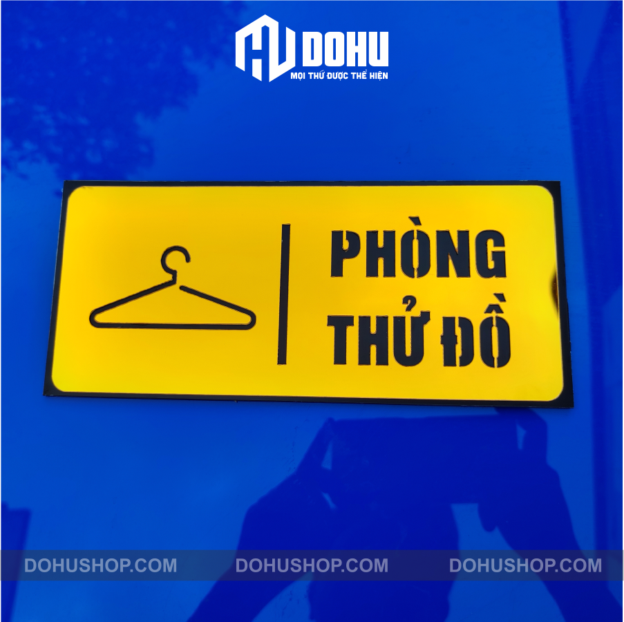 Bảng Gương Vàng Phòng Thay Đồ - DOHU33 - Sang trọng, đẳng cấp