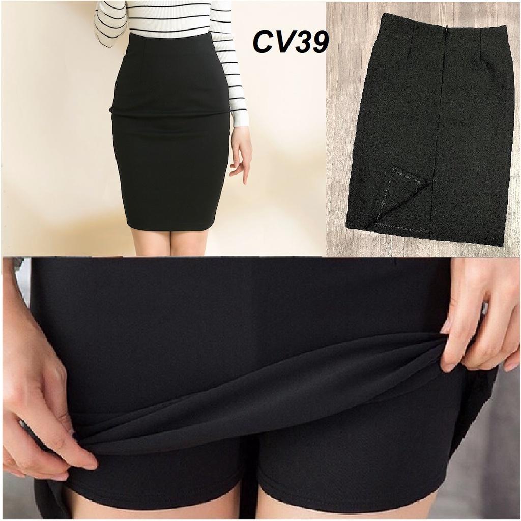 Chân váy ôm công sở có quần liền trong CV39