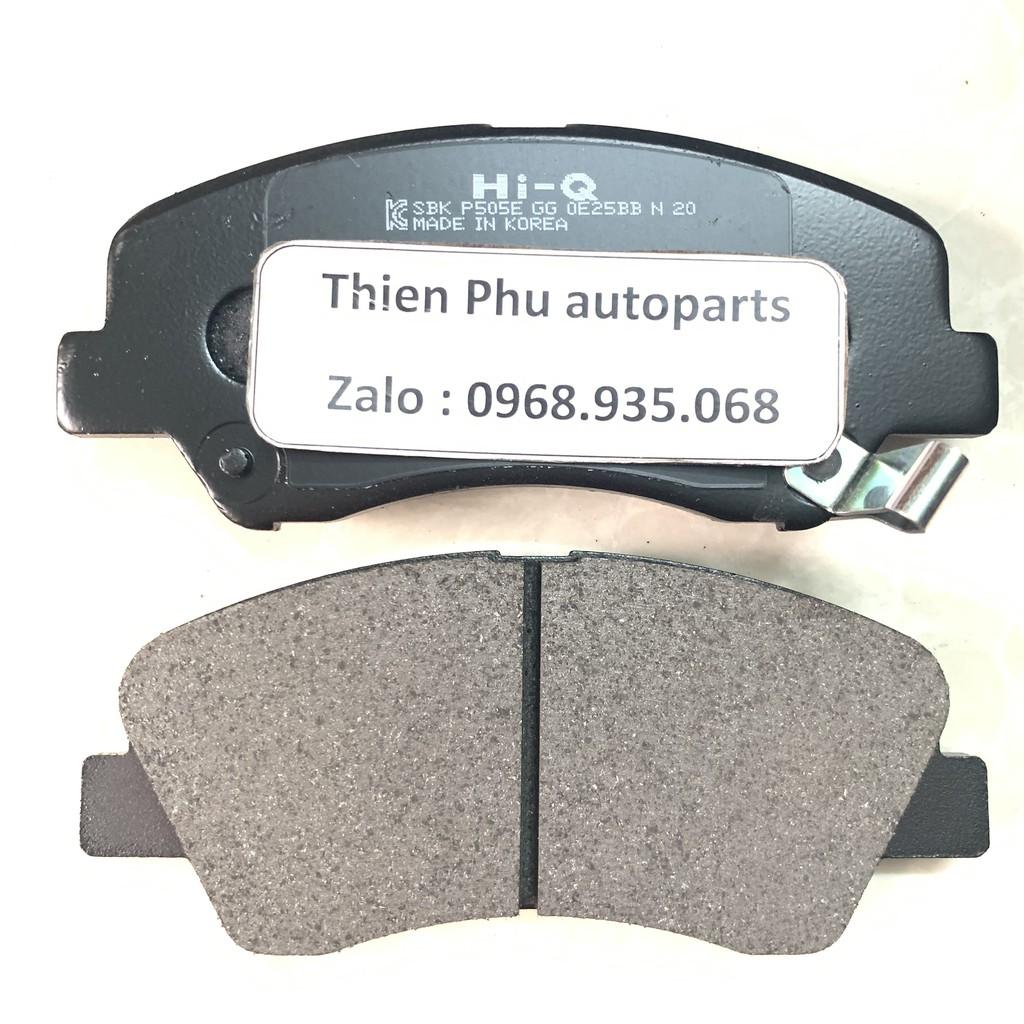 Má phanh chính hãng Hi-Q cho ACCENT + AVANTE + ELANTRA + + i20 - Bố thắng trước. OEM Brake Pad :