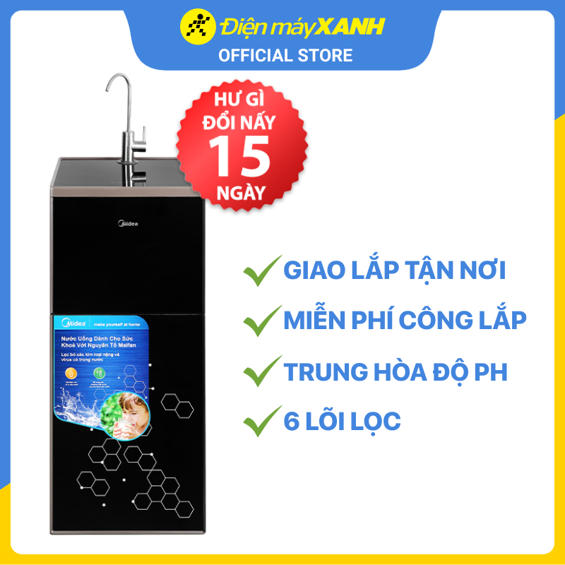 Máy lọc nước RO Midea MWP-S0620MR 6 lõi - Hàng chính hãng - Giao toàn quốc