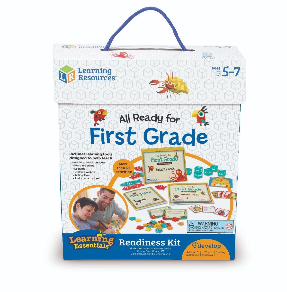 Learning Resources Đồ chơi học tập các kỹ năng lớp Một - All Ready For First Grade Readiness Kit