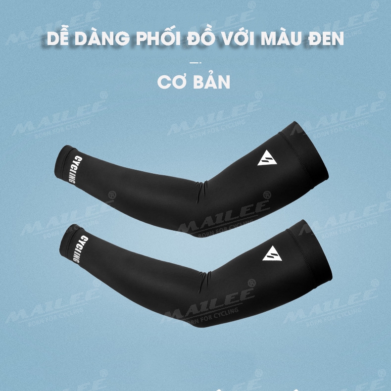 Ống Găng Cánh Tay Che Nắng Chống Tia cực tím Cycling đạp xe đạp chất liệu vải thoáng khí, thấm hút mồ hôi (nhiều size) Mai Lee