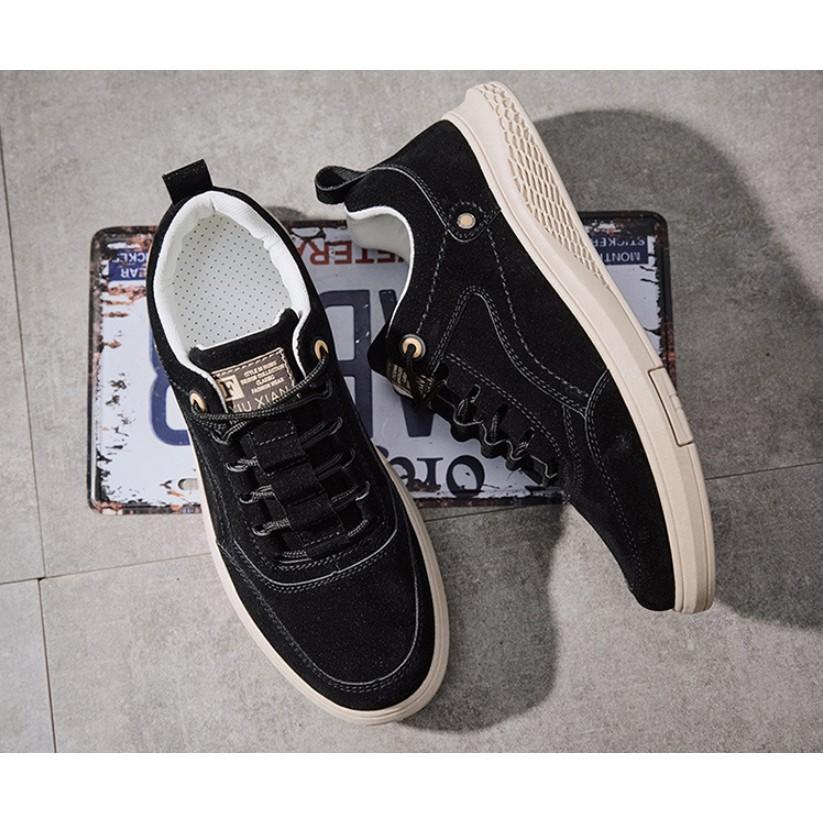 Giày Sneaker Nam, Giày Da Nam Thấp Cổ Da Lộn HOT HOT 2021