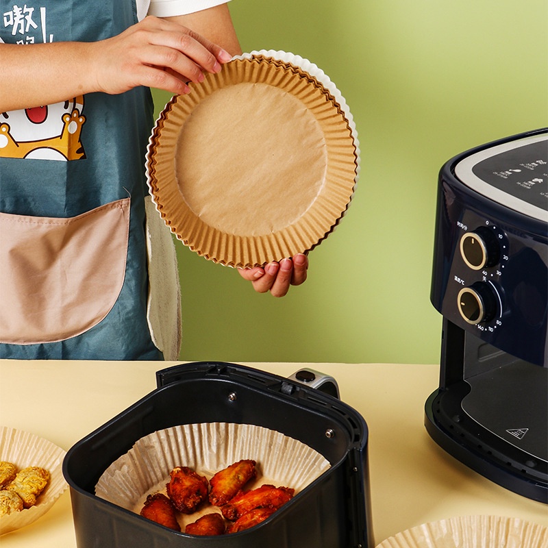 Giấy Lót Nồi Chiên Miếng Giấy Nến Lót Chống Thắm Chống Dính Tiện Dụng Set 30 Cái
