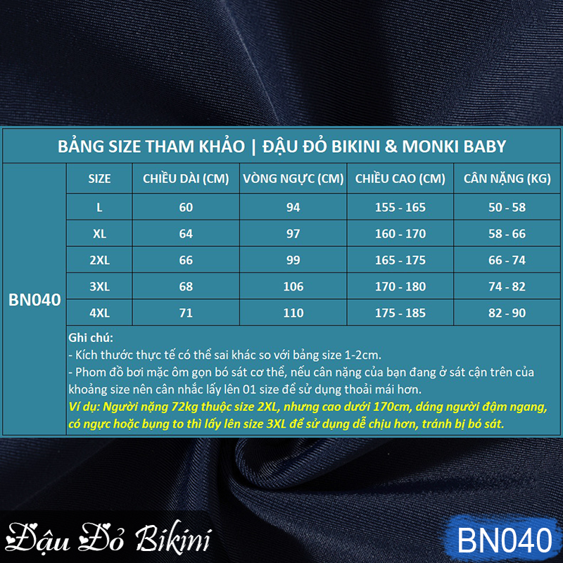 Áo bơi nam dài tay chống nắng cao cấp, thun bơi lạnh chuẩn đẹp co giãn cao mịn mát, khóa kéo mượt mà dễ mặc, có size lớn đến 90kg | BN040